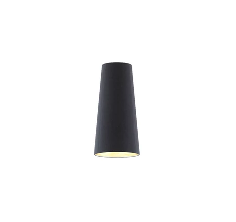 RENDL R11370 CONNY lámpabúra, asztali/állólámpa búrák Polycotton fekete/réz fólia