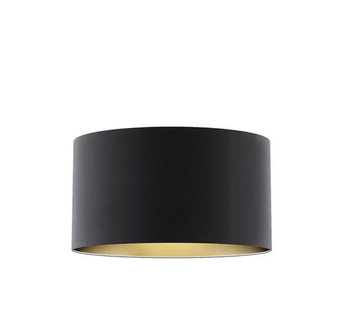 RENDL R11463 RON lámpabúra, univerzális lámpaernyők Polycotton fekete/arany fólia
