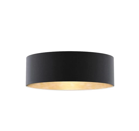RENDL R11479 RON lámpabúra, univerzális lámpaernyők Polycotton fekete/réz fólia