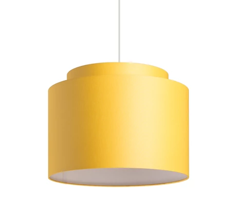 RENDL R11507 DOUBLE lámpabúra, univerzális lámpaernyők Chintz sárgabarack/fehér PVC