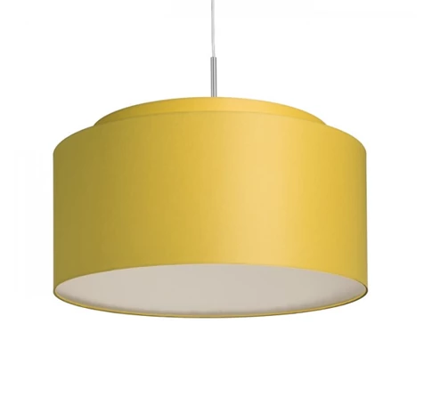 DOUBLE 55/30 lámpabúra  Chintz sárgabarack/fehér PVC  max. 23W