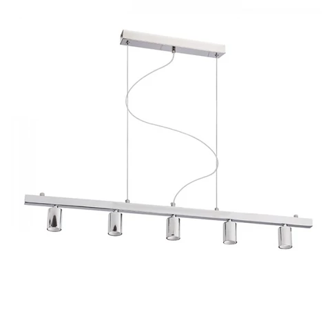 RALLONG V függeszték alap  króm 230V E27 5x42W