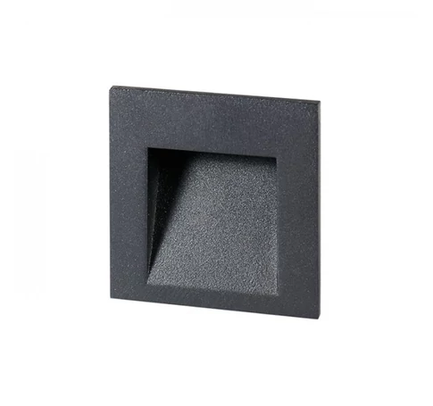 TESS SQ süllyesztett lámpa antracitszürke 230V LED 3W IP54 3000K