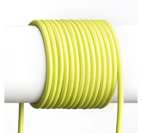 FIT 3x0,75 1fm textil kábel lime