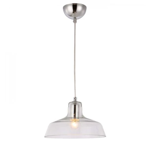 DORA függő lámpa  tiszta üveg/króm 230V LED E27 11W