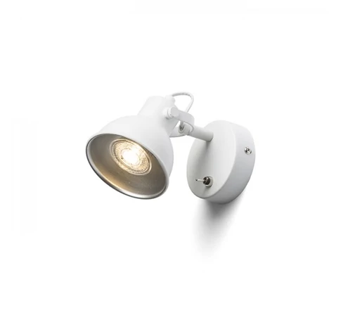 ROSITA I fali lámpa fehér/ezüstszürke 230V LED GU10 9W