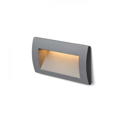GORDIQ L süllyesztett lámpa antracitszürke 230V LED 3W IP65 3000K