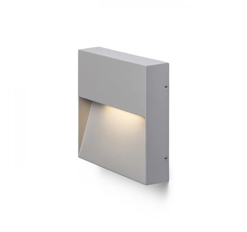 AQILA SQ fali lámpa szürke 230V LED 6W IP54 3000K