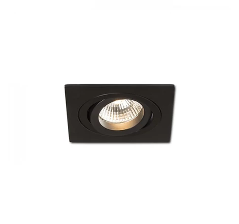 PASADENA GU10 SQ I süllyesztett lámpa fekete 230V GU10 50W