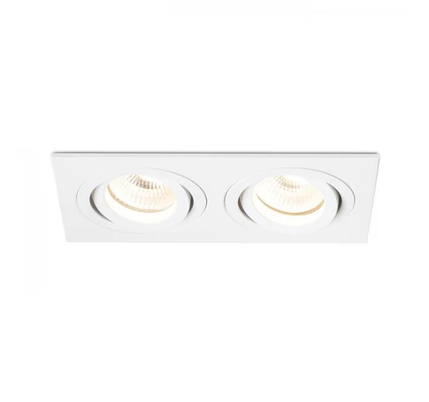 PASADENA GU10 SQ II süllyesztett lámpa fehér 230V GU10 2x50W