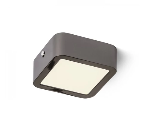 HUE SQ 9 mennyezeti lámpa fekete króm 230V LED 6W 3000K