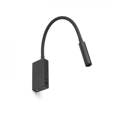 EKE fali lámpa fekete 230V LED 3W 60° 3000K