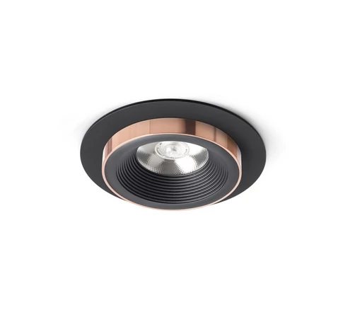 SHARM R I süllyesztett lámpa fekete/fekete réz 230V LED 10W 24° 3000K