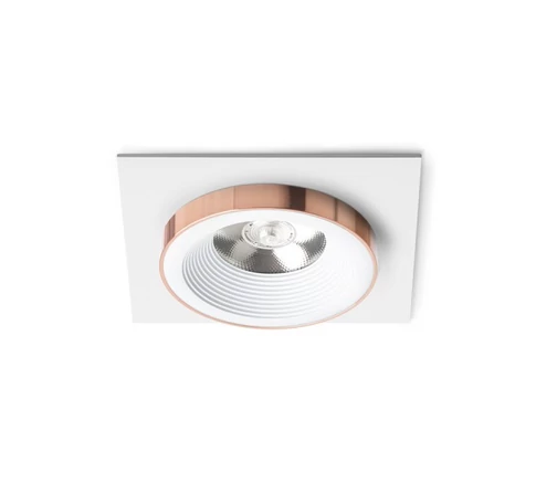 SHARM SQ I süllyesztett lámpa fehér réz 230V LED 10W 24° 3000K