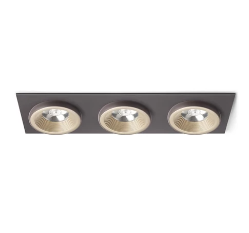 SHARM SQ III süllyesztett lámpa gyöngyházarany/barna 230V LED 3x10W 24° 3000K