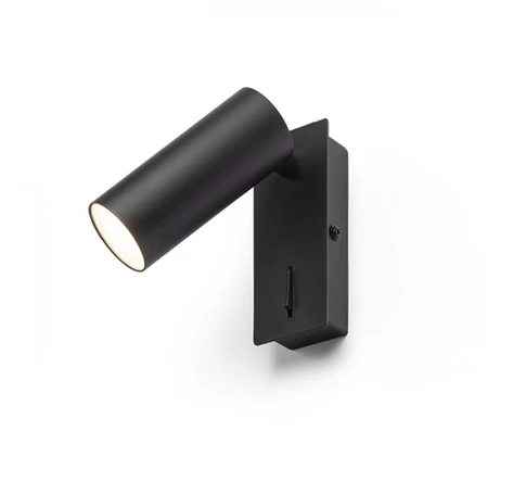 TAPIO I SQ fali lámpa fekete 230V LED 4.5W 3000K