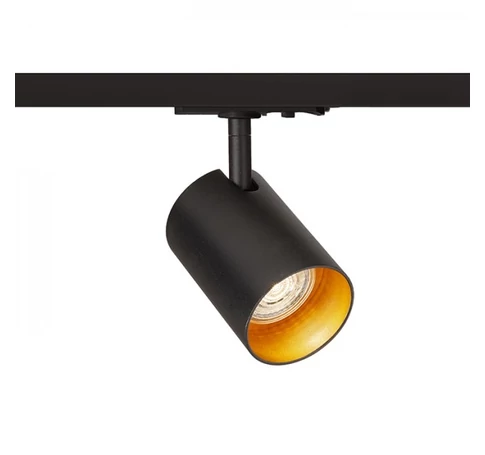 CONNOR egyfázisú áramkörös sínre fekete/aranysárga  230V LED GU10 10W