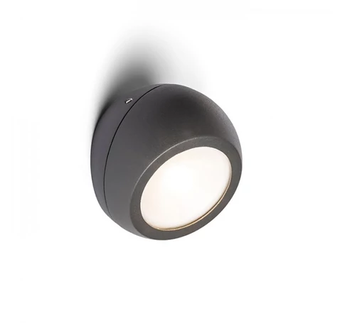SIV felületre szerelhető antracitszürke 230V LED 6W 120° IP54 3000K