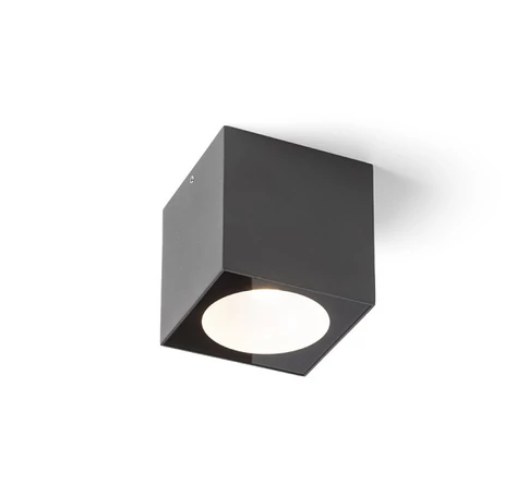 SENZA SQ mennyezeti lámpa antracitszürke tiszta üveg 230V LED 6W IP65 3000K