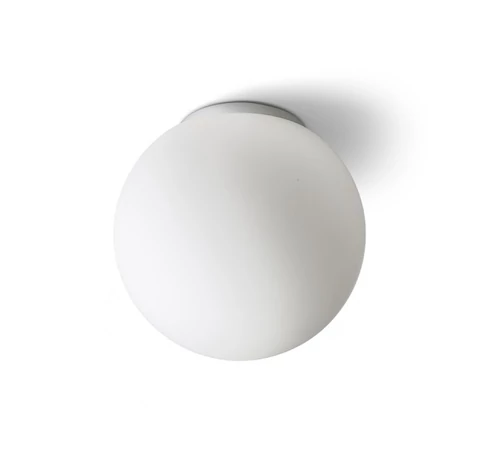 BOLLY 26 mennyezeti lámpa  opál üveg/króm 230V E27 15W IP44