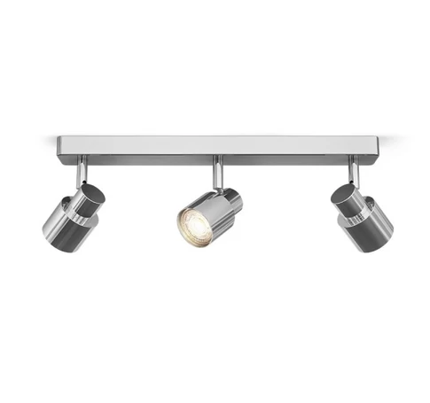 VALTO III felületre szerelhető króm 230V GU10 LED 3x5W IP44