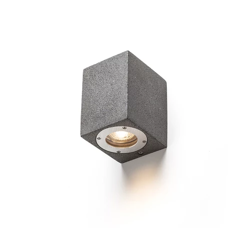 RENDL R13793 KANE kültéri lámpa, fel-le világító IP65 beton/dekor sötét gránit