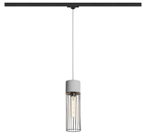 RENDL R13816 BURTON Háromáramkörös rendszerek, 3Á függőlámpák beton/fekete