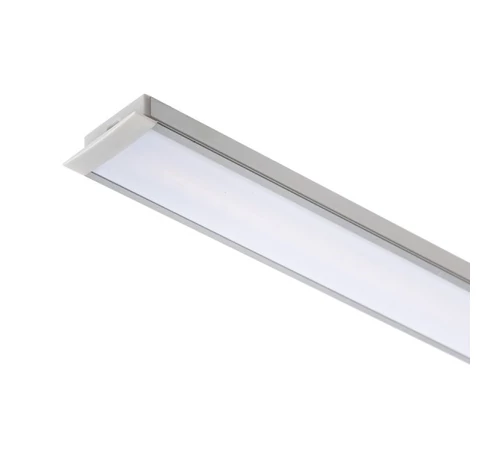 LED PROFILE A süllyesztett 1m  alumínium/tej akril
