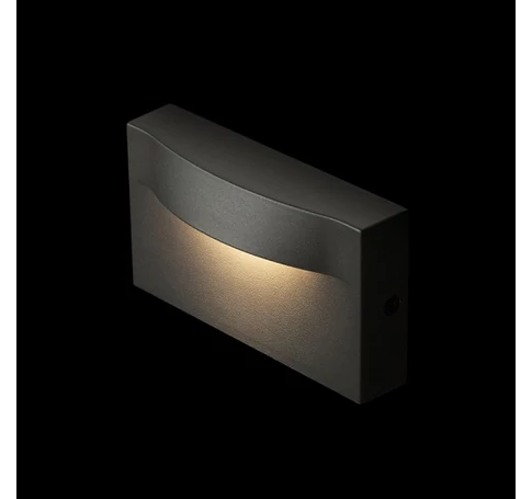 BOBO RC fali lámpa antracitszürke 230V LED 8W IP65 3000K