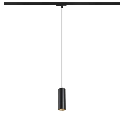 MAVRO egy áramkörös sínre függő lámpa fekete/aranysárga 230V LED 12W 38° 3000K