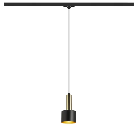 RENDL R13991 GIULIA Háromáramkörös rendszerek, 3Á függőlámpák fekete/aranybarna sárgaréz
