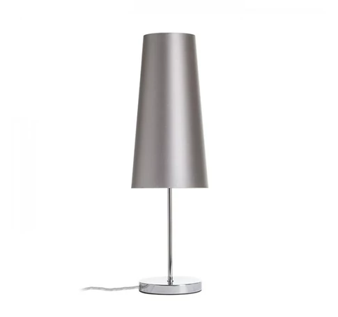 NYC/CONNY 15/30 asztali lámpa Monaco galamb szürke/ezüst PVC/króm 230V LED E27 7W