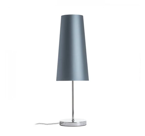 NYC/CONNY 15/30 asztali lámpa Monaco petróleum kék/ezüst PVC/króm 230V LED E27 7W