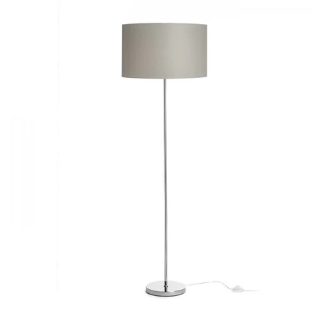 NYC/RON 40/25 állólámpa Chintz világosszürke/króm 230V LED E27 11W