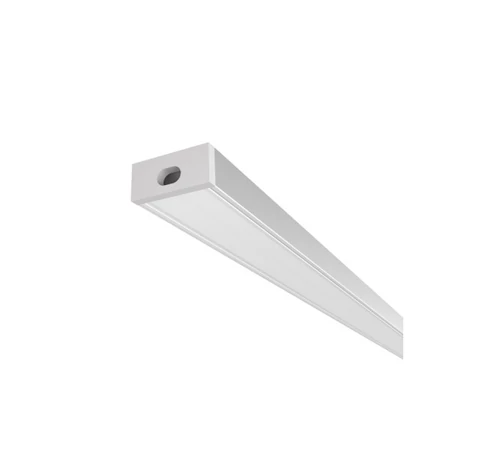 LED PROFILE G felületre szerelhető 1m eloxált alumínium/matt akrilát
