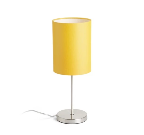 NYC/RON 15/20   Chintz sárgabarack/matt nikkel 230V LED E27 15W