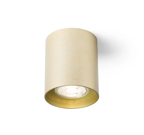 MANTOVA I mennyezeti lámpa szálcsiszolt sárgaréz 230V LED GU10 7W
