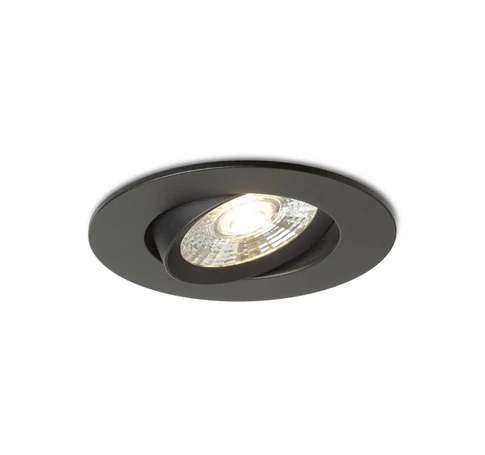 NEFRIT DIMM süllyesztett lámpa fekete 230V LED 6W 36° 3000K