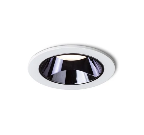 ANSEL süllyesztett lámpa fehér fekete króm 230V LED 12W 60°  3000K