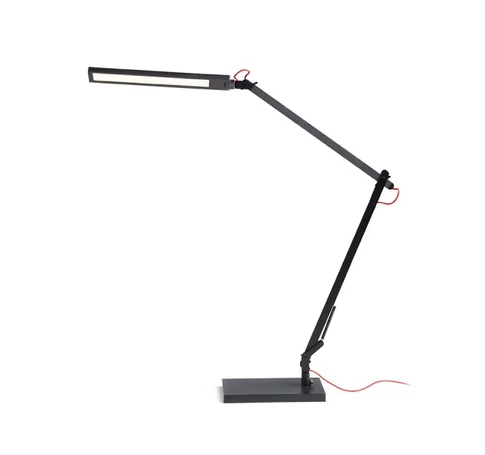 NORMA DIMM asztali lámpa fekete/piros 230V LED 10W 100° 3000K 4000K 6500K