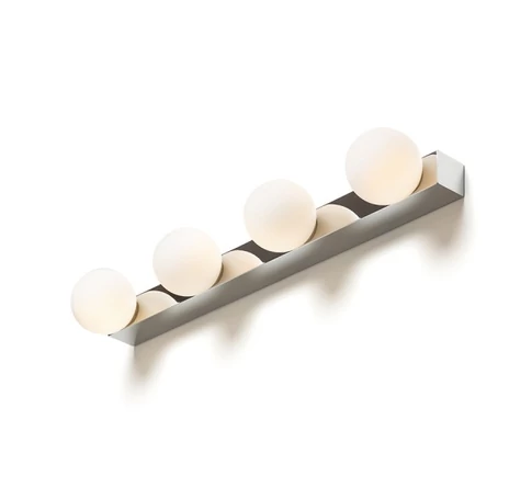DOMINO IV fali lámpa króm/opál üveg 230V LED G9 4x6W IP44