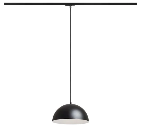 GLADYS 30 egy áramkörös sínre fekete/fehér 230V LED E27 15W