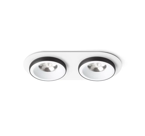 RENDL R14572 SHARM LED mennyezeti lámpa, készlet fehér/fekete