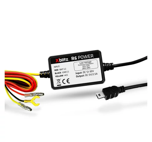 XBLITZ CAR CAMERA POWER ADAPTER R6 POWER
