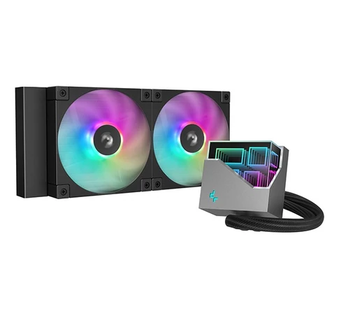 DeepCool LT240 Processor All-in-one liquid cooler 12 cm Black 1 pc(s)