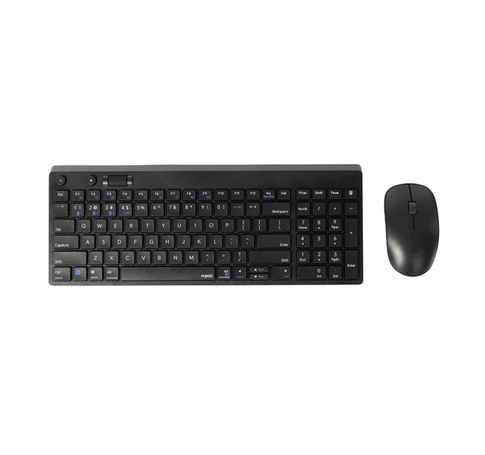 RAPOO 192502, MULTIMODE "8050T" BLUETOOTH + 2,4GHZ BILLENTYŰZET + EGÉR SZETT, FEKETE