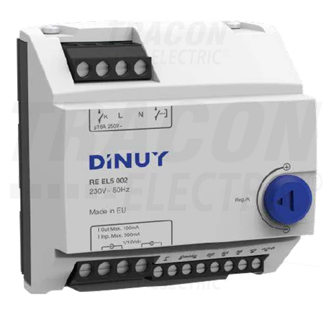 Fényerő-szabályzó modul, 1-10V, DIN sínre, 5 modulos  230 VAC, 50 Hz, max. 16 A