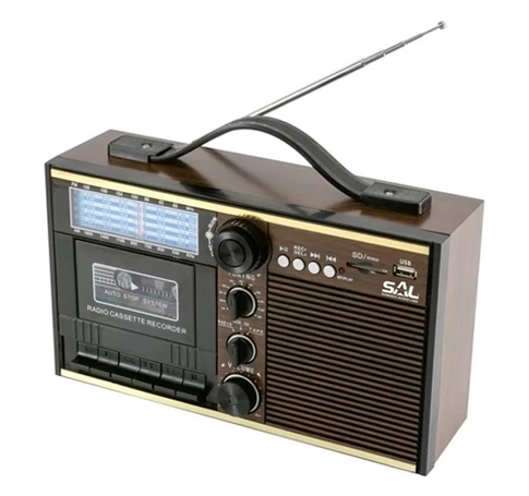 Sal RRT11B RÁDIÓ RETRO KAZETTÁS