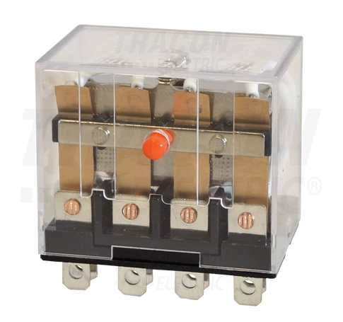 Miniatűr teljesítmény relé  48V DC / 4×CO (10A, 230V AC / 28V DC)