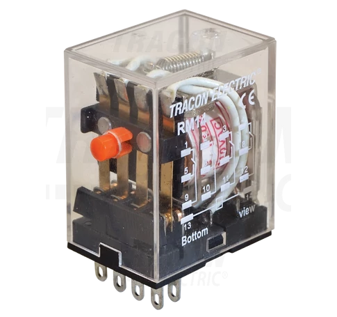 Miniatűr relé  48V DC / 4×CO (3A, 230V AC / 28V DC)